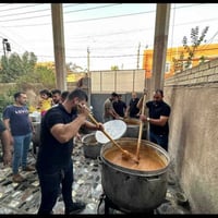 بيت_الصفار الطباخ مرتضى العامري للطبخ في شهر محرم الحرام ولكل مناطق بغ...