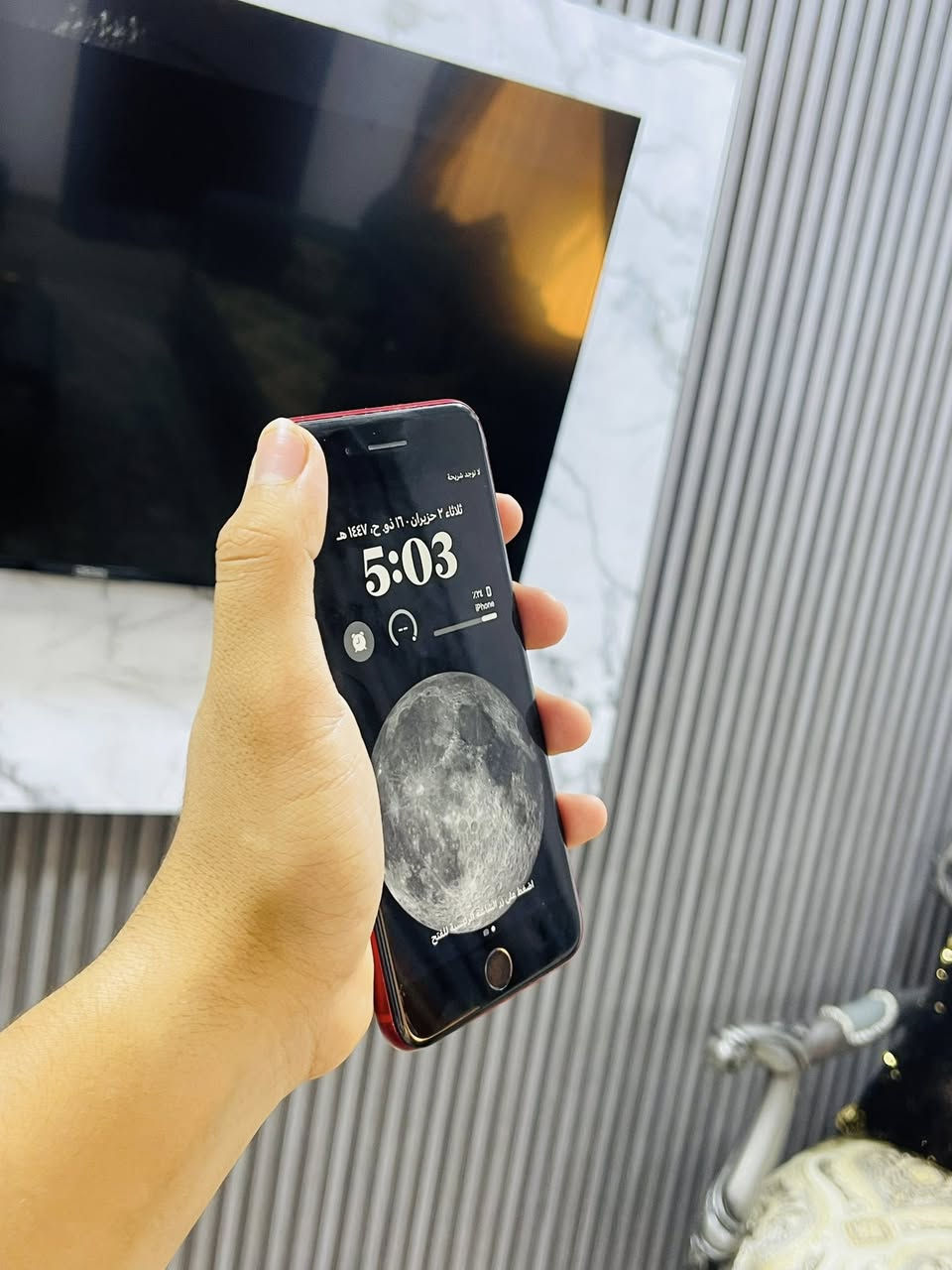 ايفون ايت بلسس بطاريه فقط مبدله اصليه 100 كامرات كلش حلوه بصمه شغاله نت اتصل كلشي كامل لون احمر مميز ذاكره 64
مكاني هيت شراي اتصل( لان بيع مستعجل) لاتعبني السعر 100 الف فقط ***********
