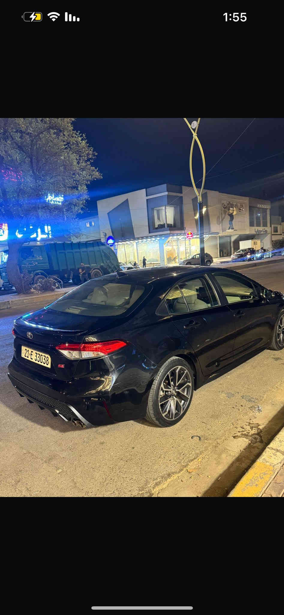 السلام عليكم
كورلا SE

المواصفات: فتحه / بصمه / تحديد مسار / شاشه كاربلاي / اشاره ورادارات بلمري الجانبيه.

حادث السياره في امريكا : بنيد+چاملغ من جهة السائق بدون ايرباك من دون تبديل اي قطعه السياره ليبل واحد والويل رياضي بلادي.

السياره جاهزه خاليه من اي نقص

الموقع/ بغداد حي جميله شارع خير الله

رقم الهاتف/ ***********

التواصل واتساب او رصيد.
