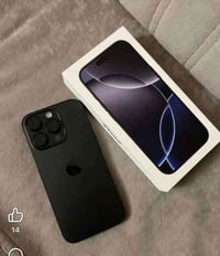 آيفون 16 برو ماكس • بطارية 100% • كارتون ملحقات