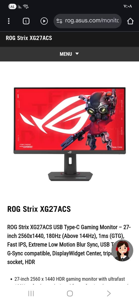 للبيع شاشة usus 2k غير مستخدم غير مستخدم السعر ٣٥٠ الف والمواصفات يمك *********** واتساب يوجد. توصيل
