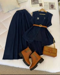 تنورة • كلوتش جينز • درجة اولة