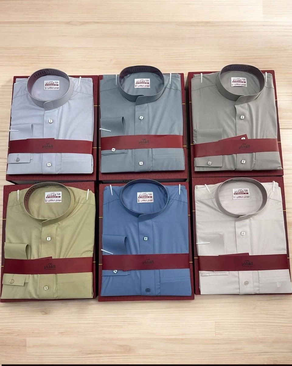 بلابس رجالية الزي العربي
1-رسمي كباري 25 ألف
2-مخصر شبابي 25 ألف
2-ولادي 15 ألف

من 22 إلى 64
مكان السليمانيه حلبجه الجديده 

رقم الهاتف ***********
/***********
