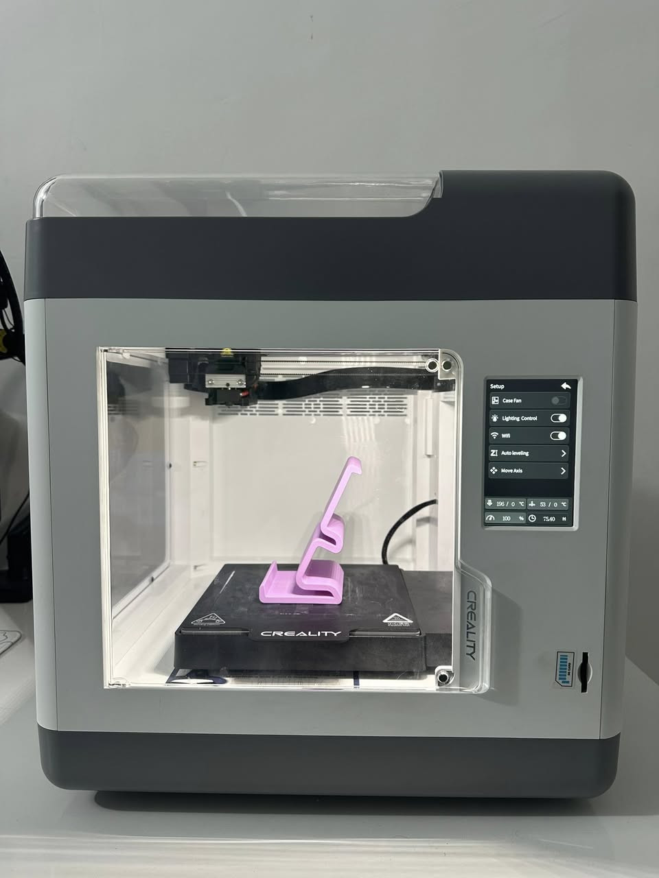 للبيع طابعة 3D كريالتي Sermoon V1 بسعر 350,000 د.ع 💥

🔹 الطابعة خاصة بالفلمنت العادي PLA و TPU، ABS, يعني تكدر تطبع مجسمات بلاستيكية متينة ومرنة.
🔹 راح تگدر تاخذ بكرة فلمنت TPU و PLA Silky مجانا وياها 🎁
🔹 عدتها كاملة، يعني كلشي جاهز للشغل فوراً.
🔹 الطابعة سهلة الاستخدام حتى للمبتدئين
🔹تجي بشاشة لمس بحجم 4.3 انش وحجم طباعه 175x175x165 mmو wifi يعني تحكم عبر تطبيق عن بعد

📩 للمهتمين راسلوني على الخاص قبل ما تنباع 👍


**إذا كنت صاحب هذا الإعلان وتريد حذفه لأي سبب، رجاءا أرسل رسالة إلى الدعم الفني**