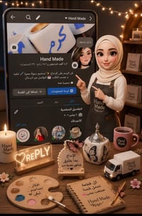 يدوي • رسم زجاج • متابعة
