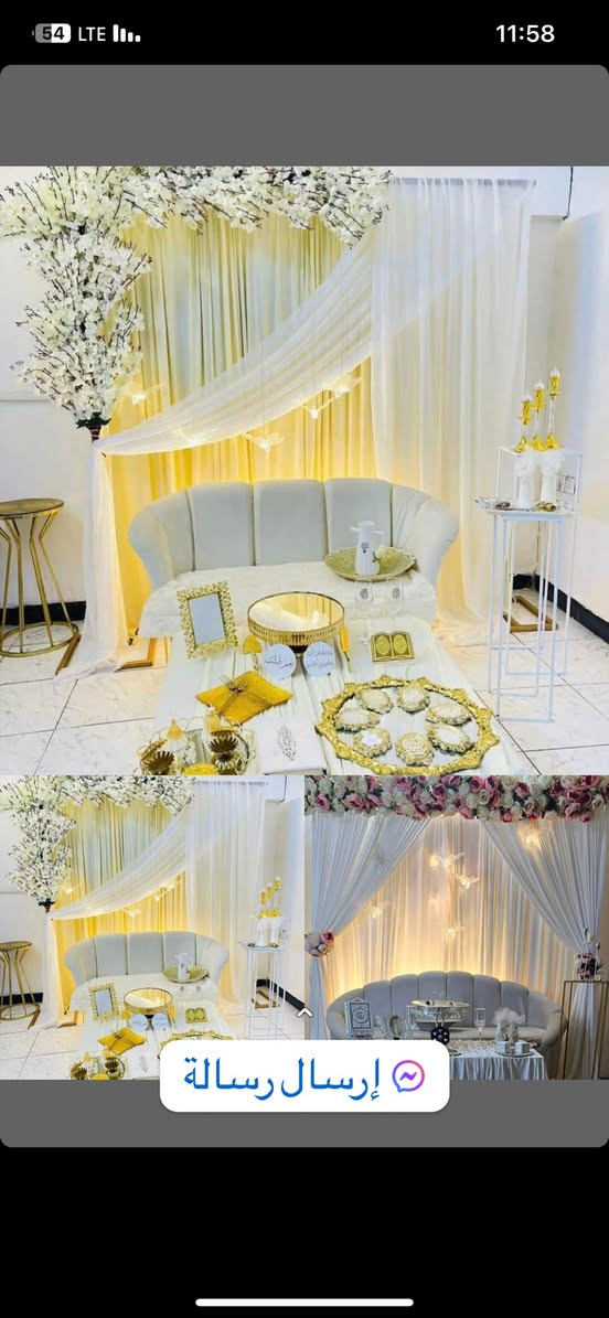 🌹رونق الرمانة للمناسبات 🌹

لأن ليلة العمر تستاهل تكون مميزة 👑

نوفر لكم تأجير كوشات أعراس وديكورات بأجمل التصاميم وأرقى التفاصيل

🔸 كوشات ملكية بألوان متنوعة
🔸 أقواس (دائري – مربع – مقوس)
🔸 تنسيق ورد طبيعي وصناعي
🔸 ترتيب كامل حسب الذوق

نشتغل على أدق التفاصيل حتى تكون مناسبتكم بصورة تليق بفرحتكم 💍

📍 الحجز متاح الآن 
النقل والشد مجاني داخل القائم والرمانة والنواحي المجاورة

📞 للاستفسار والحجز يرجى الاتصال على الرقم: (***********) (***********)

رونق الرمانة للمناسبات

عنوان الفخامة في كوشات الأعراس 🌹

رونق الرمانة فخامة تليق بليلة العمر🌹
