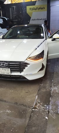 سوناتا 23 خليجي رقم بصرة باسمي لون أبيض صدفي محرك  2.50MPI الخليجي يعن...