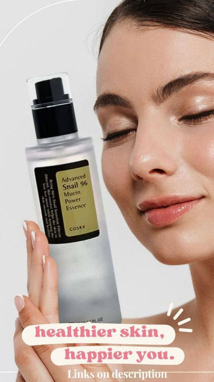 Cosrx Advanced Snail 96 Mucin Power Essence 🌟🌸🌟🐌🐌
اسنس مصنوع من مستخلص الحلزون بنسبه 96% 🐌✨
يحمي الجلد من فقدان الرطوبة وخسارة الترطيب ويحافظ على نسيجه بصوره ناعمه وصحية بدون استخدام الزيوت الثقيلة والمزعجة ❌👌🏻
✨ حجم 100 مل 
💛💛 
هذا الاسنس مصنوع من مستخلص الحلزون المصفى يحتفظ بحيوية و رطوبة البشرة طول اليوم 💧🌟
ومستخلص الحلزون يقوم بتصفية البشرة ويجددها ويعيد اصلاح خلاياها 😍  
وينشط العناصر الغذائية حتى تبدو البشرة صحية ونضرة اكثررر 😍😍 
مناسب لجميع انواع البشرة 👌🏻
😎 طريقة الاستخدام 
💆🏻 بعد غسل الوجه واستخدام التونر ضعي كميه صغيرة ع كامل الوجه واستخدمي اطراف الاصابع للمساعدة في الامتصاص 👌🏻✨ بعدها استخدمي الكريم او السيرم الخاص لبشرتج 😍😍✨

#بكج #امزون #اصلي 
#منتجات #طبيعية #المتابعين #التفاعل #الاكسبلور #لايك


**إذا كنت صاحب هذا الإعلان وتريد حذفه لأي سبب، رجاءا أرسل رسالة إلى الدعم الفني**