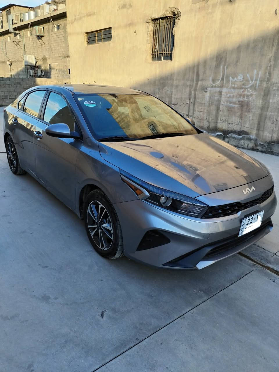 للبيع كيا فورتي موديل 24 لونها سلفر ماشيه اقل من 18الف... حادثها بامريكا بابين جهة السكن امامي مبدل ومصبوغ والخ سونار بلمنشور  تعديل بارد.. بس 3 قطع طلع كلير من امريكا مكانها موصل السعر 142 بيها مجال 
***********
