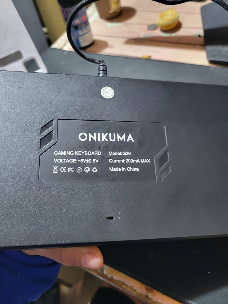 شلعه 35
ماوس x11 
كيبورد onikuma 
كيبورد اول ماخذته esc ميشتغل
توصيل موجود


**إذا كنت صاحب هذا الإعلان وتريد حذفه لأي سبب، رجاءا أرسل رسالة إلى الدعم الفني**