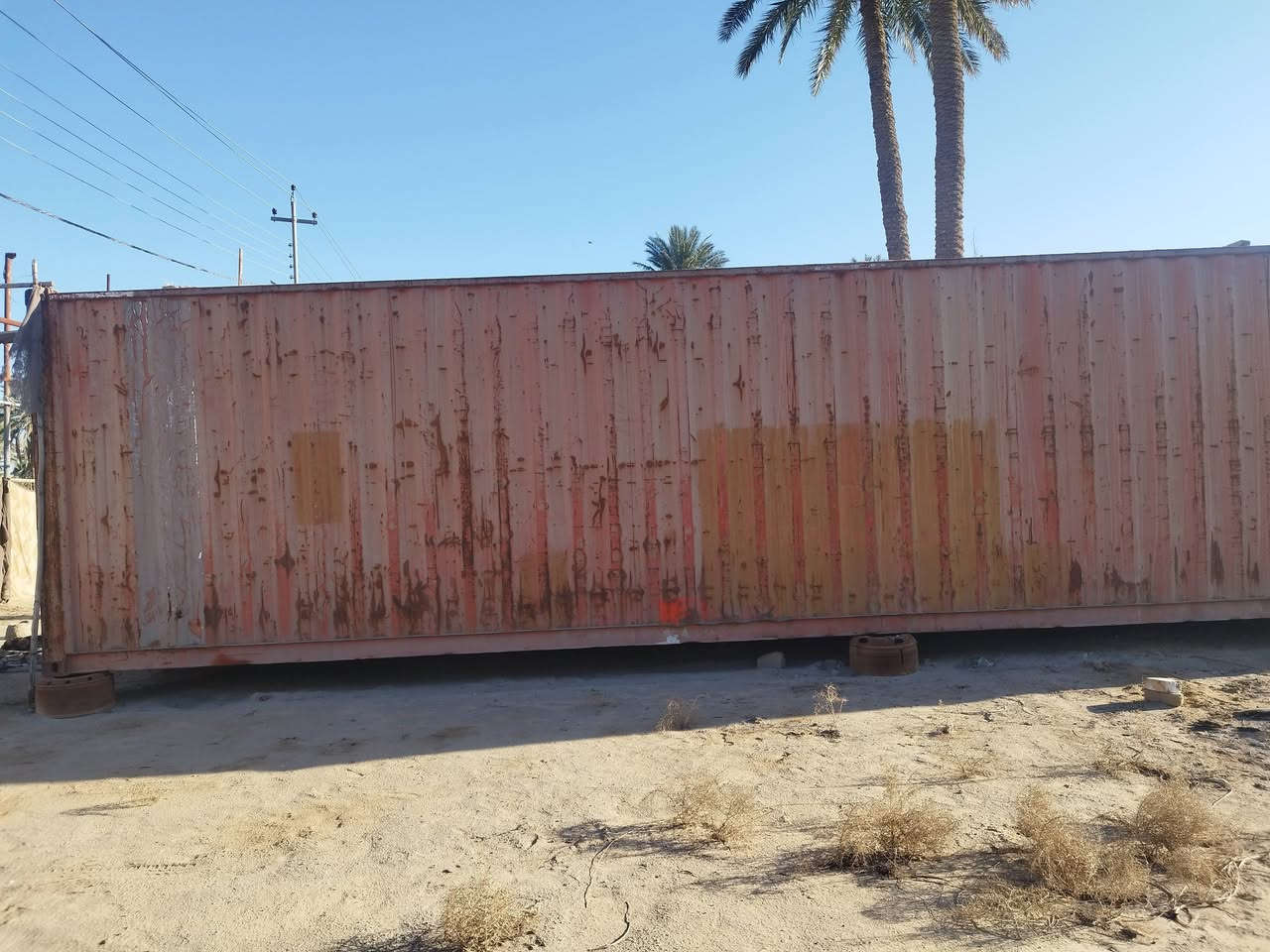 حاويه للبيع طول 12 متر
مكانه النجف الحيدريه
سعر 25 ورقه.          ***********
