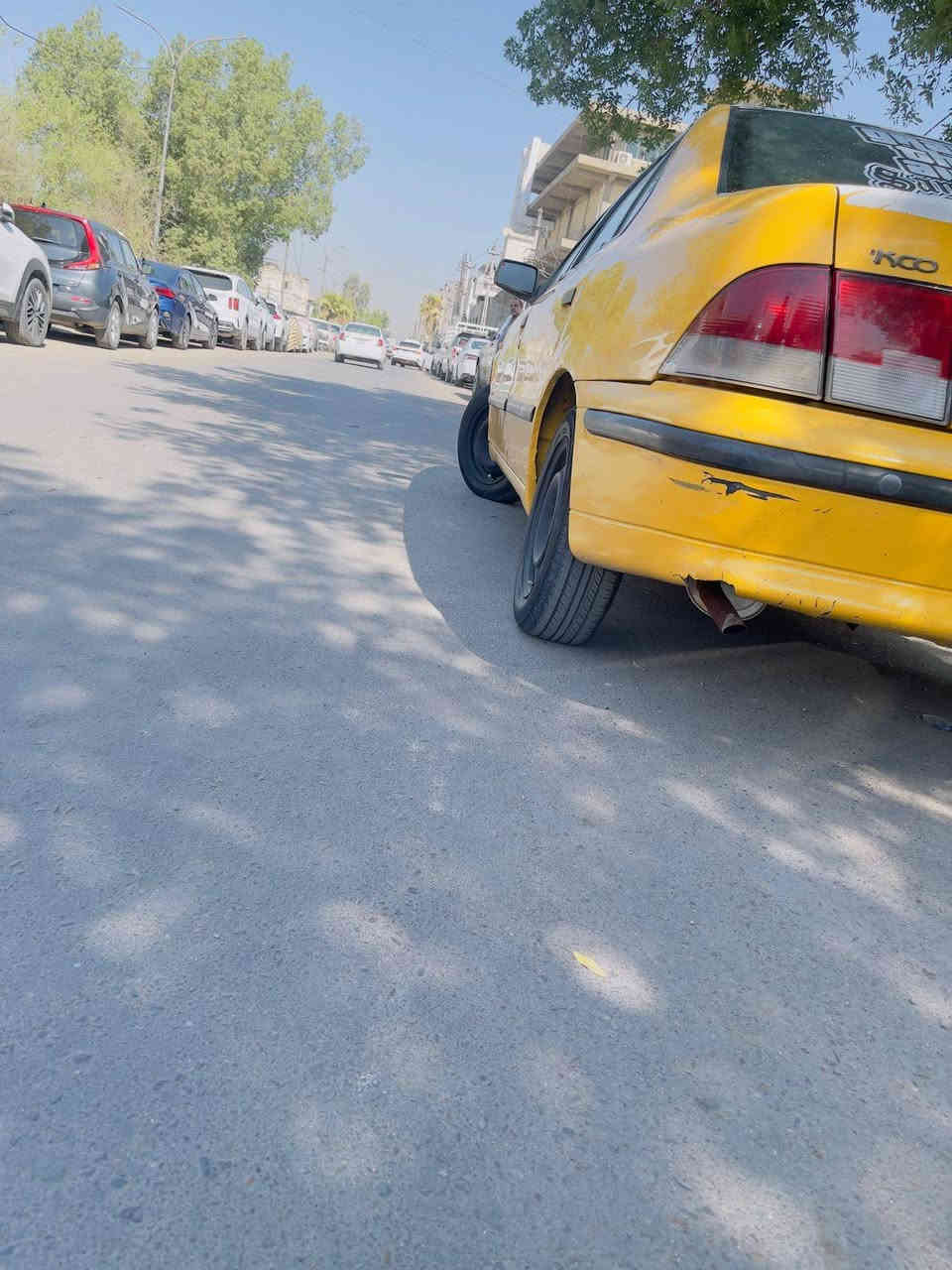 سلام عليكم سياره سمند موديل ١٢ مكينه كير فرنسي رقمه حالين نكلزي هزه غرامات هيه مصفره بسمي مكاني بغداد زعفرانيه هاذ رقمي ***********
