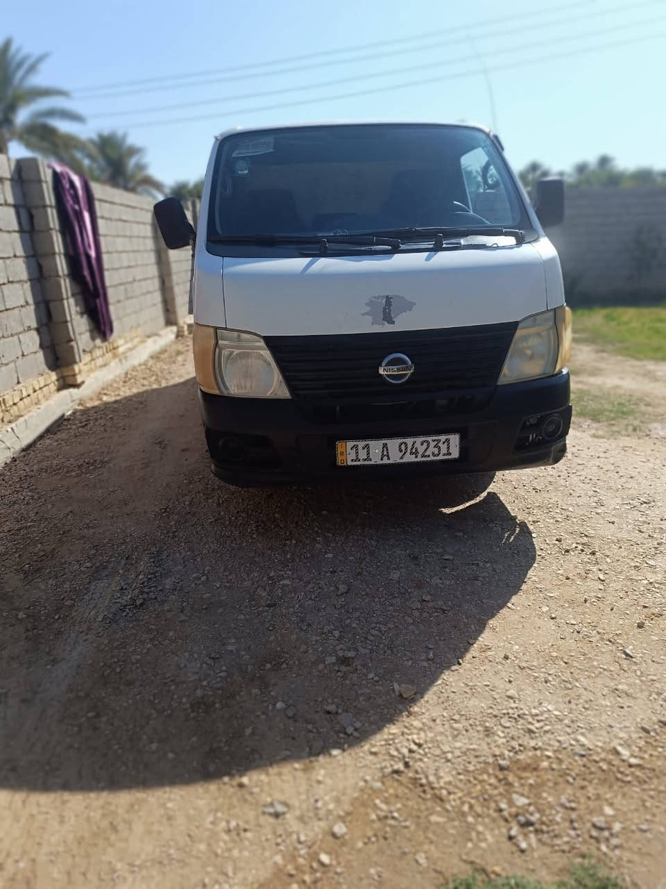 للبيع نيسان يورفان 2012 تبريد فوول 
رقم إنكليزي بغداد جديد السعر 88 للاستفسار الاتصال على الرقم ***********

