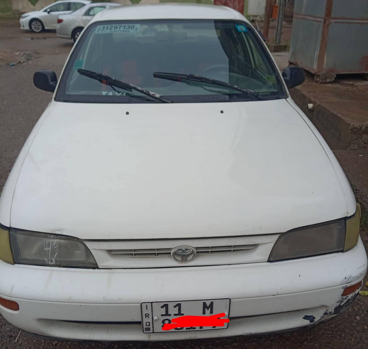 كورله موديل 94  رقم بغداد دولي 
يسرا. بلاد 
بيه اماكن صبغ 
تخم تاير  جديد وصدر ممتاز 
تبريد شغال  مكان السياره سامراء 
سعر 59 بيه مجال للشرايه
