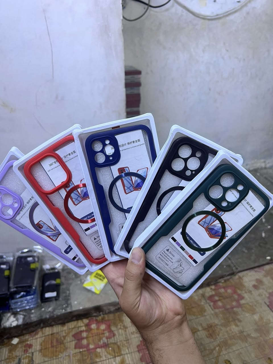 تغليف 360 درجة ماك سيف 
50 قطعه ب25 الف 
100 قطعه ب50 الف
توصيل 5
سعر القطعه 500 دينار
للتواصل خاص 
الايتمات 👇👇👇
‏Ip 16 pro max
‏Ip 15 pro max
‏Ip 14 pro max
‏Ip 13 pro max
‏Ip 12 pro max
‏Ip 11 pro max
‏Ip 11
S25 ultra


**إذا كنت صاحب هذا الإعلان وتريد حذفه لأي سبب، رجاءا أرسل رسالة إلى الدعم الفني**
