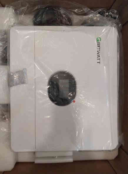 متوفر الانفيرتر العملاق 
Growatt SPF6000 ES pluse IP20
مميزات الانفيرتر 
مدخلين للالواح بقدرة ٤٠٠٠ واط لكل مدخل *
        ٢٠ امبير حمل حقيقي بقدرة ٦٠٠٠ واط * 
                      مدخل مولد منزلي او شارع *
برنامج تحكم ومتابعة واي فاي من. الشركة *
متوافق مع جميع البطارية في الربط الذكي *
                         ضمان سنتين من الشركة *
💥السعر  💥435 الف دينار فقط 💥 
توصيل مجاني لجميع المحافظات العراقية 

                         للحجز : ***********
