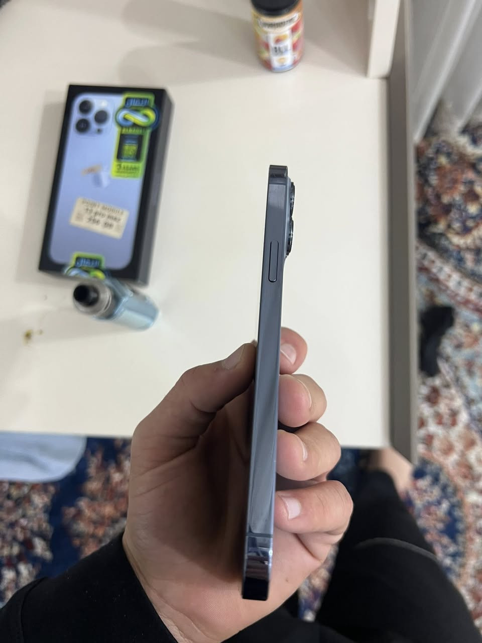 ايفون 13 برو ماكس مبدل شاشه اصليه من تلفون ثاني  ما طالع  الاشعار والدكمه الي تنصي عطلانه  للبيع  مكاني بغداد حي العدل 
سعر 550 وبي مجال
 
***********
