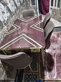 ميز طعام • ٦ كراسي • علوة الفحل