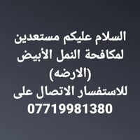 مكافحة الأرضة • علاج الأرضة • مبيد حشرات • رش مبيدات • حقن الأرضة • مك...