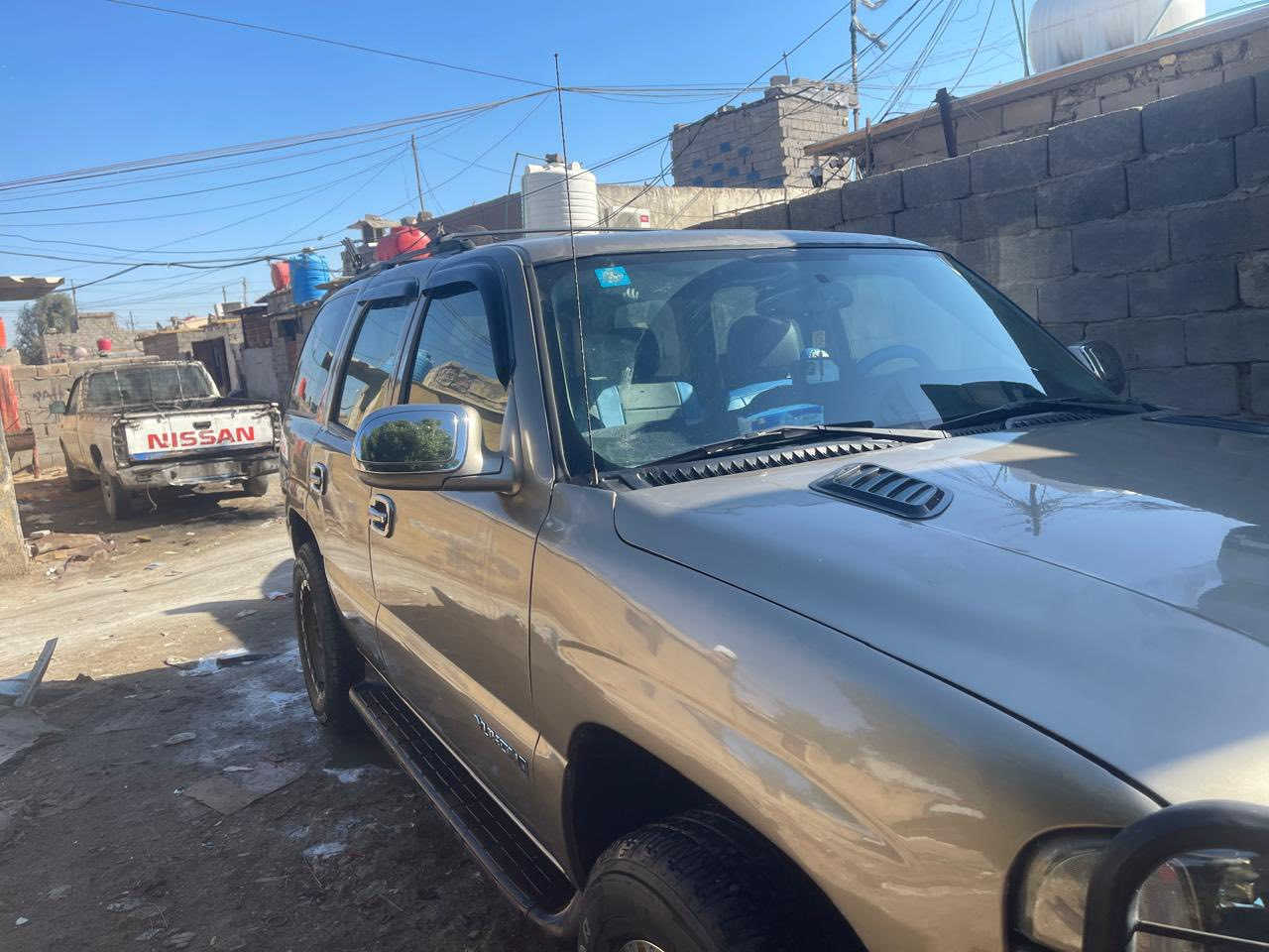 السلام عليكم 
للمراوس فقط 
GMC
موديل 2000
نقل جثة
رقم بغداد دولي بأسمي 
سنوية 2029
شرط التحويل
جاهزة من كلشي
محرك 5300
گير
محرك
تبريد
نوزلات
فيت بم
تخم تاير
كلة جديد
لايت زنون
شاشة اندرويد
كاميرا خلفية دوارة
شاشات خلفية
دوشمة جلد ارقى انواع الجلود
بگلايتات كرستال


**إذا كنت صاحب هذا الإعلان وتريد حذفه لأي سبب، رجاءا أرسل رسالة إلى الدعم الفني**