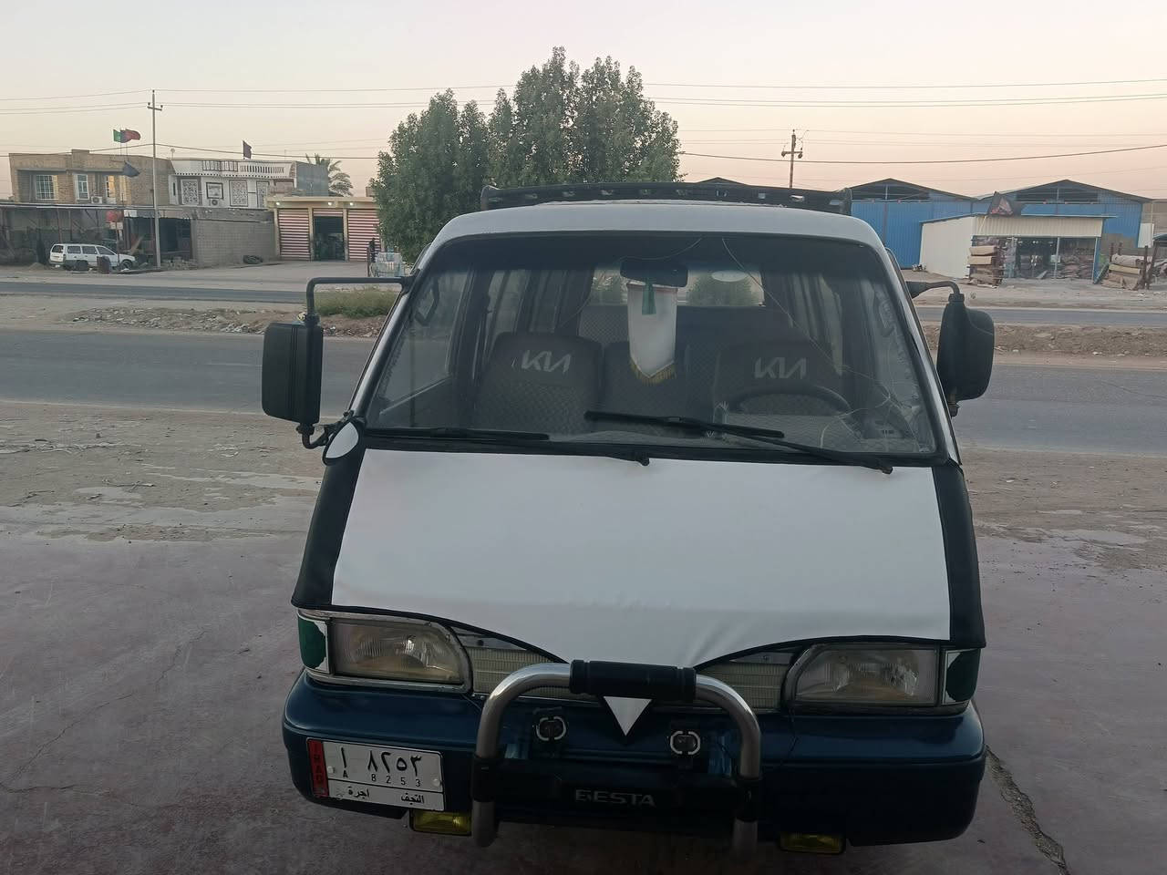 السلام عليكم سياره كيا للبيع سياره جير مكينه حداديه جديدات كهربائياتك اذا شغاله مصفرها وغرامات موديل 94 ثانويه 27 سياره جاهزه مال شغل سعر 32 وباي مجال وكان بابل القاسم***********
