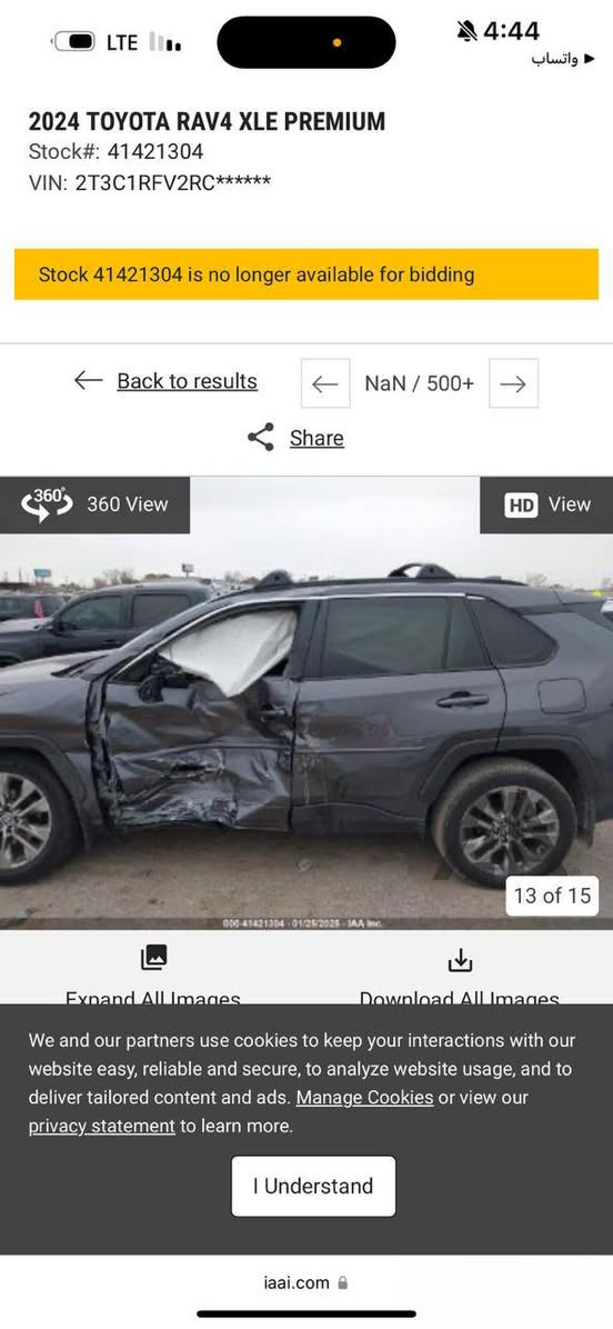 السلام عليكم رف فور للبيع موديل 24وارد امريكي
فئه xLi
بدون رقم فحص موقت بغداد 
رقم وتساب ***********
