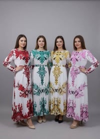 فستان نسائي • مقاس XL-2XL • ٤ ألوان
