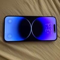 ايفون 14 برو ماكس للبيع  مكسور ضهر فقط  بطارية 93 كلشي ما مبدل بيه و ا...