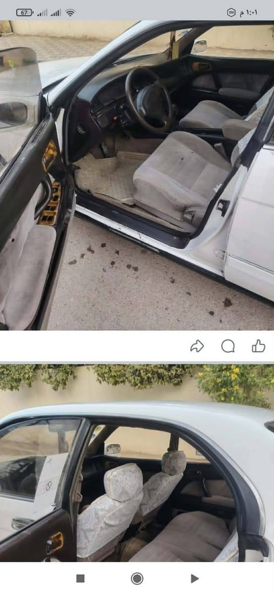 سلام عليكم سياره بطه مكفول من كص ونقل جثه وصبغ مكينه فيفتي حاوي سنتر لك شغال تبريد  شغال رقم نكليزي بغداد هاذ رقمي *********** مكاني كوفه سعر 60
