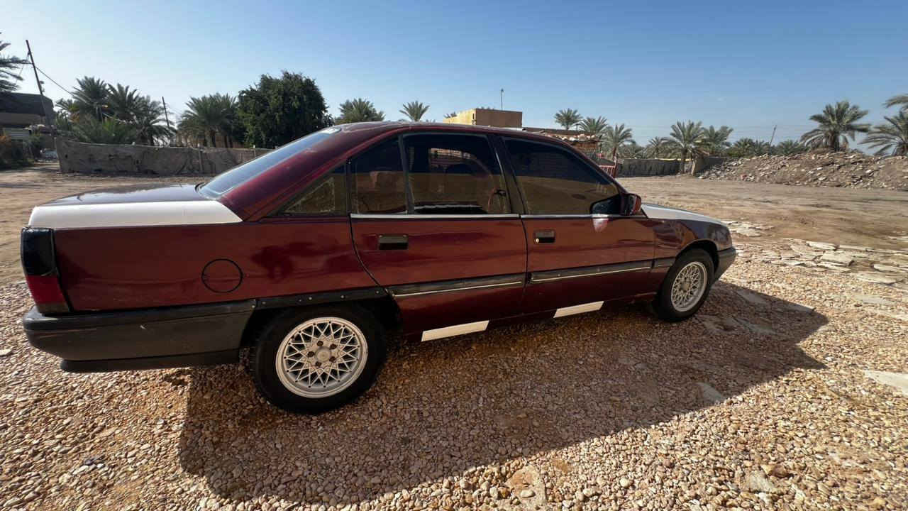 للبيع اوبل اوميكا 1990 رقم بابل بسمي سنويه لل2028 مكفوله من الضربه والحادث كير عادي كهرئيات كلها شغاله سياره حلوه وجاهزه السعر 30 وبيها مجال قليل مكانها حله 
ورديه خارج ***********
