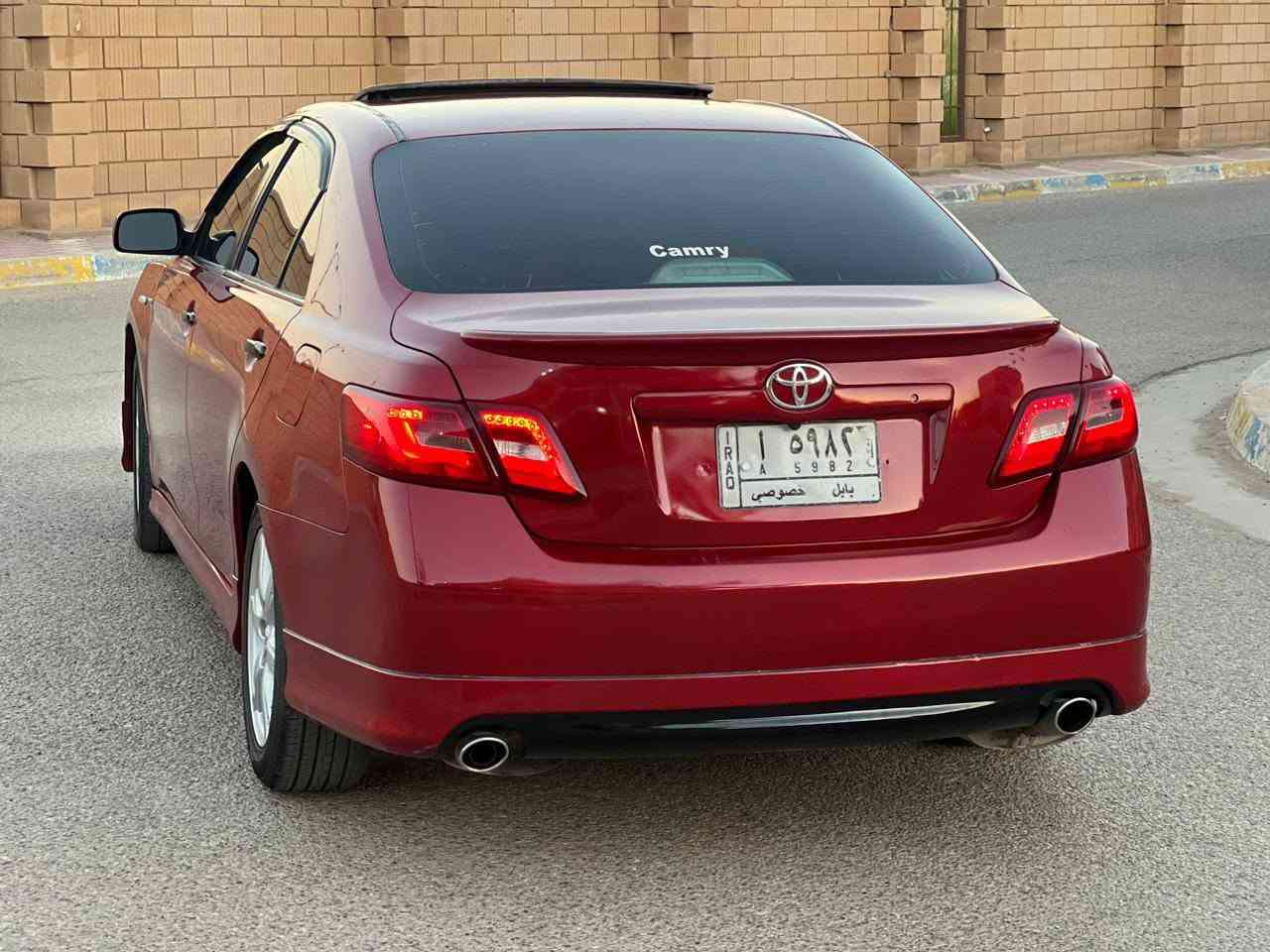 السلام عليكم
للبيع كامري 2008 خليجي 
محرك v6 3500 
صبغ عام اثر جراد فقط بيدي صبغه 
محرك وكير حاويه جديد تبريد منظومه جديد حداديه تبريد كهربائيات جديد 
منظومه زنون كامله 
مكاني بابل حله مرحز المدينه 
السعر 98 وبي مجال ***********
