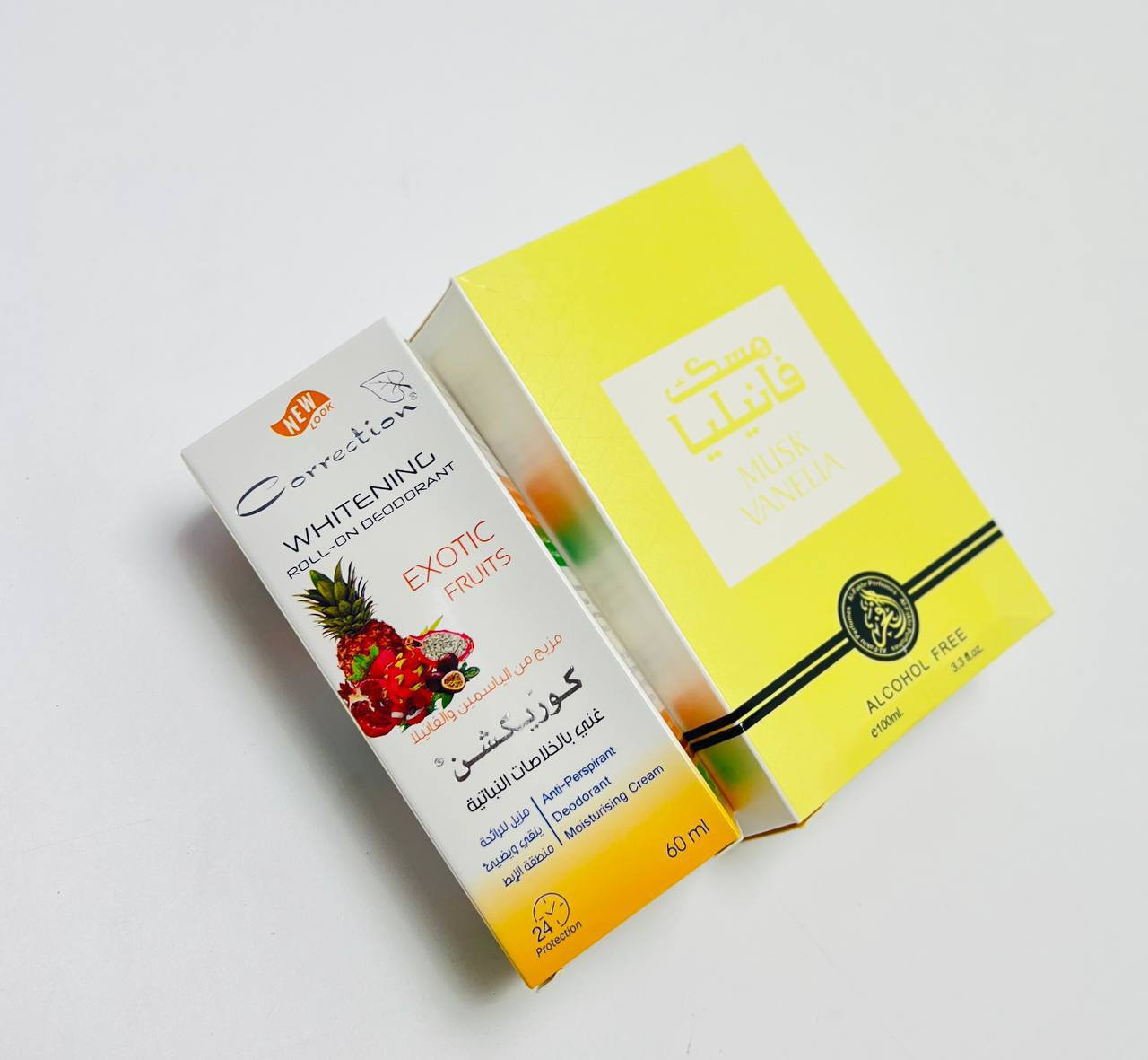 🔥😍 عرض الصيف وصل وحرارته غير!

بأجواء الصيف، الكل يحتاج مانع تعرق قوي ومضمون
جبنالكم المنتج اللي محد راح يستغني عنه بعد التجربة!
🌟 روله كوركشن الأصلي 100%

👈🏻 3 في 1:
💧 مانع تعرق
🌬️ مزيل رائحة
✨ لتفتيح البشرة

🛡️ يحميك لمدة 48 ساعة من التعرق والرائحة!

يتميّز بـ:
🌿 التحكم الكامل بالروائح الكريهة وتهدئة البشرة بعد إزالة الشعر
💦 امتصاص فعّال للعرق
🧴 ترطيب عميق للبشرة
🍂 تفتيح ملحوظ وإزالة التصبغات
🚫 يمنع ظهور البقع مجددًا
🍏 خلاصة الأعشاب والفواكه الطبيعية
❄️ عطر منعش وتفتيح فوري
💧 حماية تدوم كل اليوم بثقة وانتعاش!

💎 ولا تنسون مسك الفخر الأصلي!
عطر جسم وشعر برائحة تخبل 🤍
مزيج راقٍ من:
المسك + الفانيلا + التوت + الرمان 🍓🌸

متوفر بـ 4 أنواع ساحرة:
فانيلا - توت - رمان - بودر

رائحة تبقى معك طول اليوم ✨
التوصيل للجميع المحافظات 
للاستفسار يرجى مراسلة الصفحه 
@

اطلبه الآن وخلي صيفك انتعاش وثقة! 🌞🛍️


**إذا كنت صاحب هذا الإعلان وتريد حذفه لأي سبب، رجاءا أرسل رسالة إلى الدعم الفني**