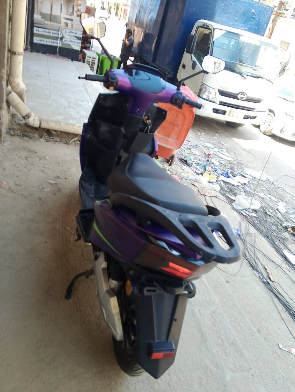 السلام عليكم
دراجه شحن للبيع

السعر 650 وبيها مجال 

بطارية مسطرة ع فحص 

ملف 2000

بصمتين + اسويجين

العنوان بغداد الدورة 
للتواصل ع رقم *********** بي واتساب
