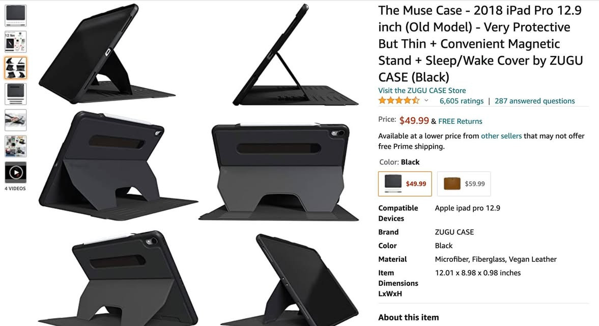 السلام عليكم
متوفر ايباد برو ١٢.٩ حجم ٢٥٦ موديل ٢٠١٨ نظافة ١٠٠٪ مع الكارتونة و الملحقات:
١.قلم ابل الجيل الثاني
٢.كفر جلد اصلي مذكورة مواصفات بالصور طالبة من امازون  
٣. ملصق بيبر لايك مفيد جدا للرسامين
السعر للكل 600 الف
المكان بغداد - المنصور
لا يوجد توصيل بغداد, العراق


**إذا كنت صاحب هذا الإعلان وتريد حذفه لأي سبب، رجاءا أرسل رسالة إلى الدعم الفني**