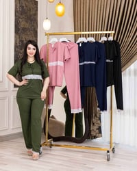 تراك نسائي • خامة زبدة • فري سايز ٨٠ كيلو