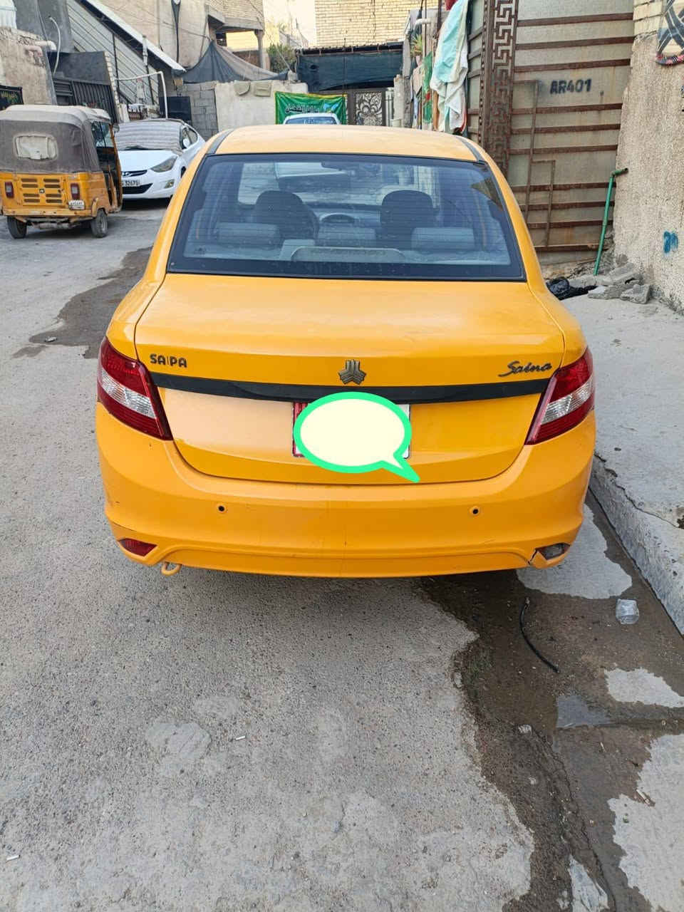 السلام عليكم سياره ساينه موديل 20 
السياره استلام شركه حره بأسمي
مقفوله من دعاميه للدعاميه
السعر 55 وبيها مجال للطيبين 
الرقم بغداد وسياره بغداد 
عنوان البياع الشرطه الخامسه 
رقم الهاتف ***********
