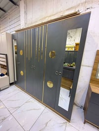 غرفة نوم مستخدمة مضافة 90‎%‎ عدد القطع 5 نضام بيبان  سعرها /650وبيه مج...