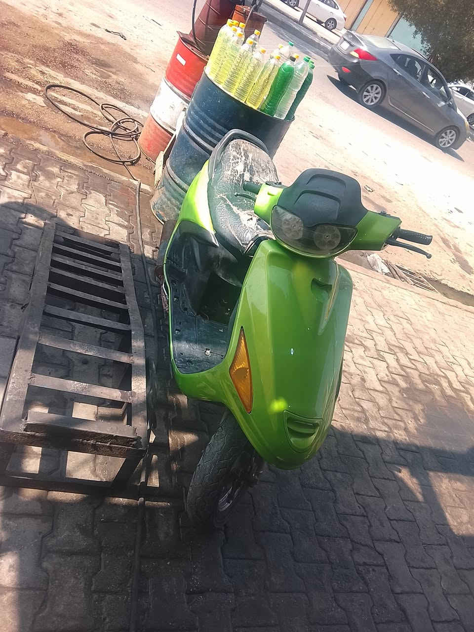 السلام عليكم دراجه فراشه للبيع مكان النجف حي العسكري مفتوح المحرك رقم ***********
