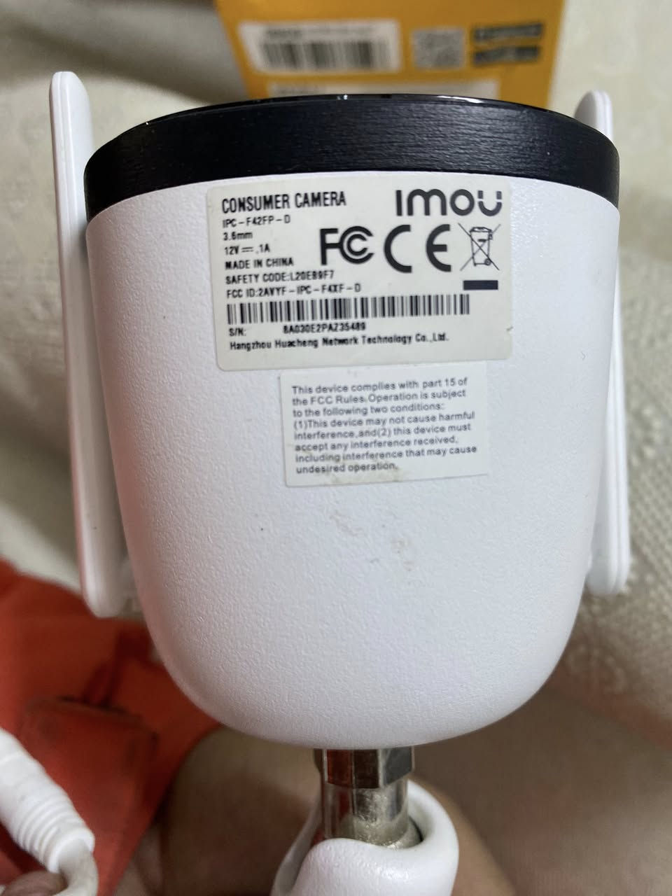 السلام عليكم 
كامره ايمو واي فاي  (imou) 4mp|2k  زاويه 3.6 حديد
مامقفوله وجديده شغاله ميه بالميه 
السعر ٤٠ قفل الشراي يتفضل خاص او يخابر 
*********** موجود واتساب همين
