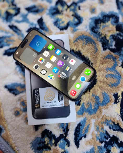 السلام عليكم
ايفون 15 pro max
256GB
شرق أوسط
 دبل سيم كارت
مبدل شاشه وظهر
السعر 575   مجال بسيط
ذي قار سوق الشيوخ 
التواصل اتصل ع ***********
