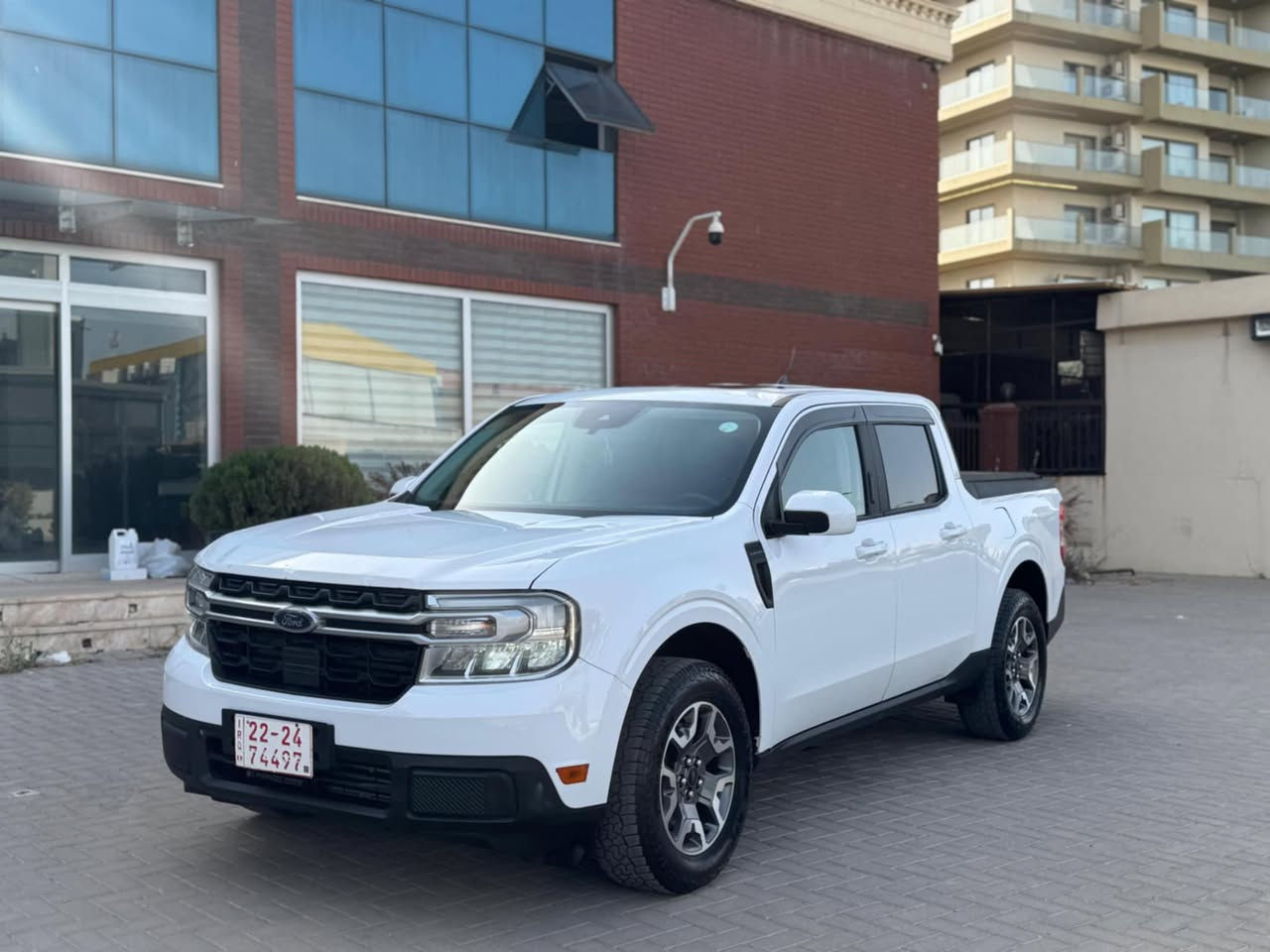 فورد مافريك 2022 فول مواصفات
بصمه تشغل. 
تشغيل عن بعد 
كشن تدفئة استيرن تدفئة
سلايت 
رادار جانبي و امامي و خلفي
تحديد المسار 
محرك 20 توربو 
ماشيه 39 الف
رقم اربيل شرط التحويل 
بيها  قطعه وحده صبغ 
مكاني كركوك
سعره 210وبي مجال عل اي استفسار خابر
***********
***********
