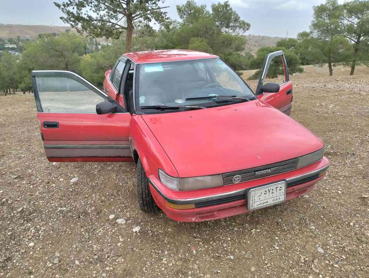 سياره كورلا موديل 90 رقم كركوك بي دفتر بانزين سعر 45 وبي مجال وكاله باسمنا تحويل شرط مكان سياره كركوك ***********
