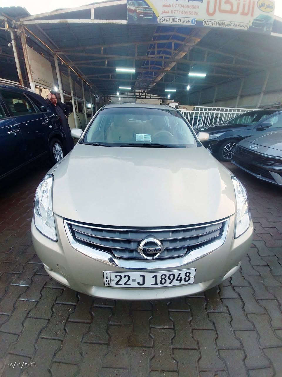 سلام عليكم شباب نيسان التيما موديل 2010 سيارة مصبوغة حزام للجمالية بدون ظربة مكينة كير صدر خلفي أمامي كهربائات كولة جاهز رقم اربيل وبسمنا تحويل ثاني يوم شرط السعر ب 83 وبيها مجال بسيط العنوان ديالى بعقوبة مقابل نادي الفروسية معرض لاتكال المركزي زورونا وبخدمتكم بادارة صدام عرف التميمي  رقم الهاتف 
***********
***********
