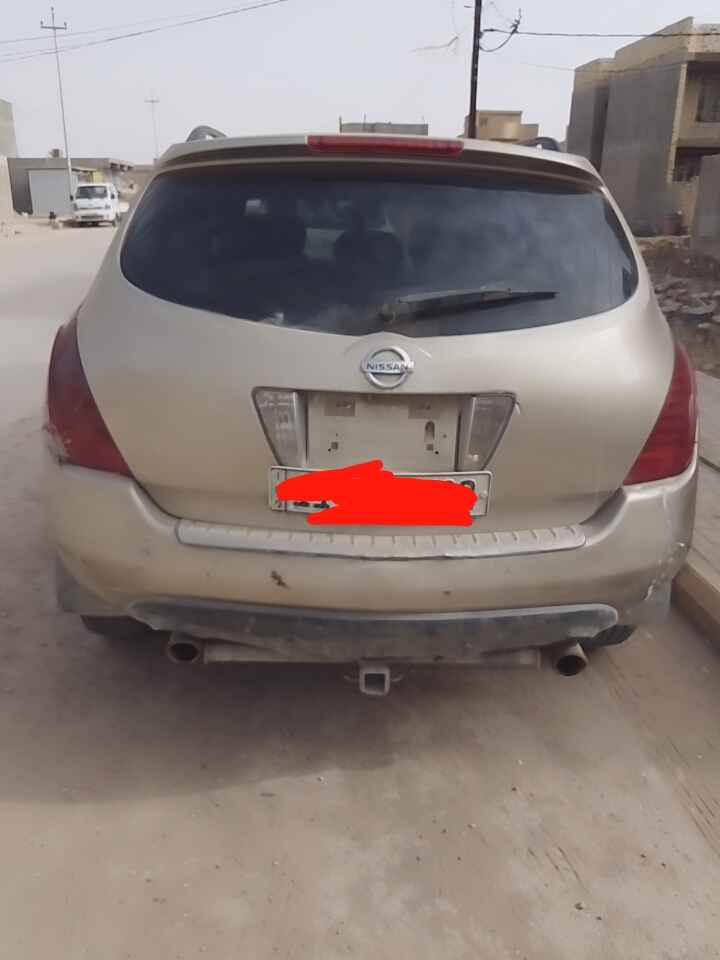 نيسان مورانو٢٠٠٧السياره باسمي رقم بغداد محزك٣٥٠٠ كير أوتو تبريد شغال للمراوس بتكسي للبيع ٦٠وبيه مجال مبايل*********** دهل اوران, واسط
