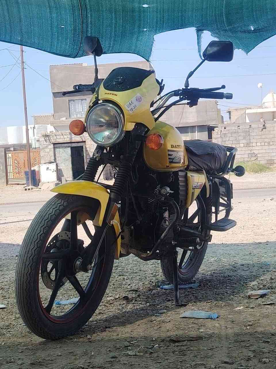 سلام عليكم
دراجة دايوان موديل 23 للبيع 
فحل مرقمه واسط دراجة نضيفة كدام عينك مكاني منصورية الجبل 
ه‍ ***********
