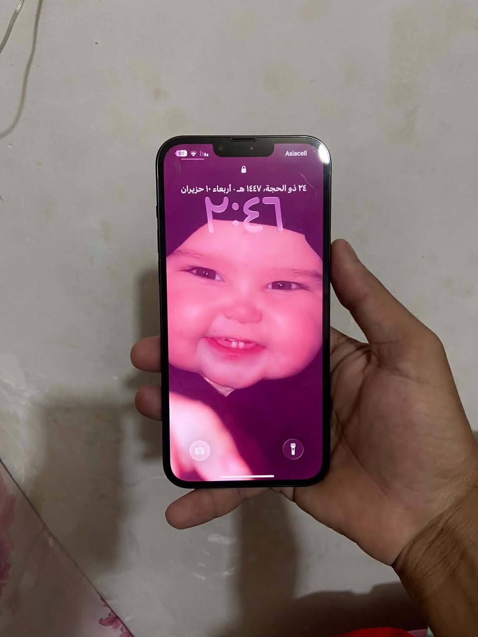 السلام عليكم 13 Pro Max أمريكي للبيع 🔥
256GB | بطارية 93%
Face ID شغال ✅
كاميرات وسماعات 100% ✅
جهاز نظيف جداً وعلى الفحص


**إذا كنت صاحب هذا الإعلان وتريد حذفه لأي سبب، رجاءا أرسل رسالة إلى الدعم الفني**