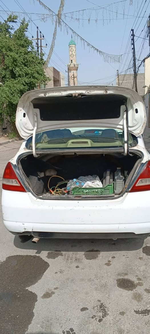 موديل 2009
لون ابيض
مكينة 1600 قبق ابيض
رقمه بغداد انكليزي بسمي سنوية
جديده وهزة جديدة 
تخم تاير داينمو سلف باتري واتر بم 
تبريدها شغل تدفئة شغالة 
التبريد مرات يبوخ ويرجع يثلج 
حادثها جاملغ خلفي 
والقماره من اشتريتها واكعه عليه سقيفة مال جيتكوا 
باقي التفاصيل بالفديو والكشر واضح كدامك 
ماكو شي مضموم السعر 62 لاتكلي شبيه مابية هاي كل تفاصيلها 
مكانها بغداد 
***********
***********
