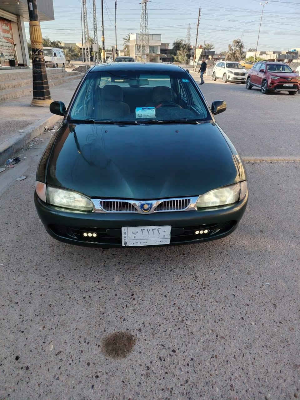 السلام عليكم 
بيع او مراوس 
السعر ٤٢
ابروتون موديل ٢٠٠٢ 
أخضر زيتوني 
مصبوغه عام صبغ جديد 
بيهه طخه يم الايت 
محرك جديد 
كير جديد 
صدر جديد 
منظومة ماء جديده من رديتر وبنكات 
كابريتر جديده 
تايرات نص عمر 
لايتات منضومه زنون عالي ناصي 
تبريد منضومه ماكله فقط الراديتر بيه زرف يلحم وتشحن غاز 
داخله هزه جديده قبل شهرين 
سنويه لل ٢٠٢٩ تحويل مباشر 
مكاني بغداد ابوغريب واي استفسار هذا رقمي 
***********
*********** بغداد, العراق
