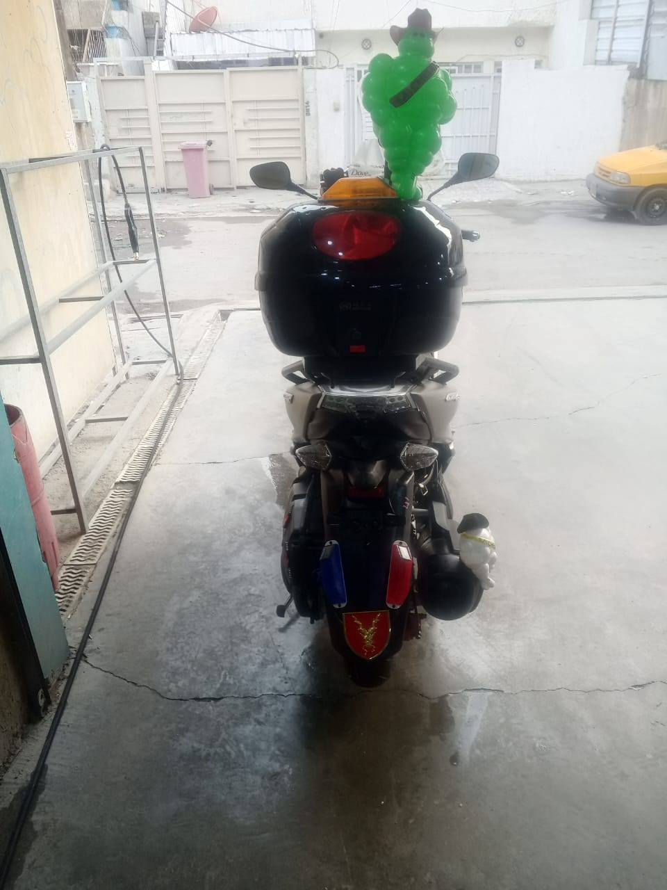 الماجسته اس محرك 155 ستان حساس دراجه مخذهه رمبه جديده صارلهه شهر مكينه كفاله كفرات كفاله ما مفتوح برغي بيهه تجي وشوف بعينك جيب الفيتر وتعال جيك امنت الله دراجه جديده فول اني شادلهه جنطه لي وره وحساسات ليليه مخليلهه يعني بليل تمشي ممن  تواصل واتساب او تصال عادي *********** ورايتهه 16$ ورقه وبيهه مجال حك جيه واني بخدمتكم حبايب بغداد بل دوره  اضافة دبل اشاره وضوه بجنطه الوره
