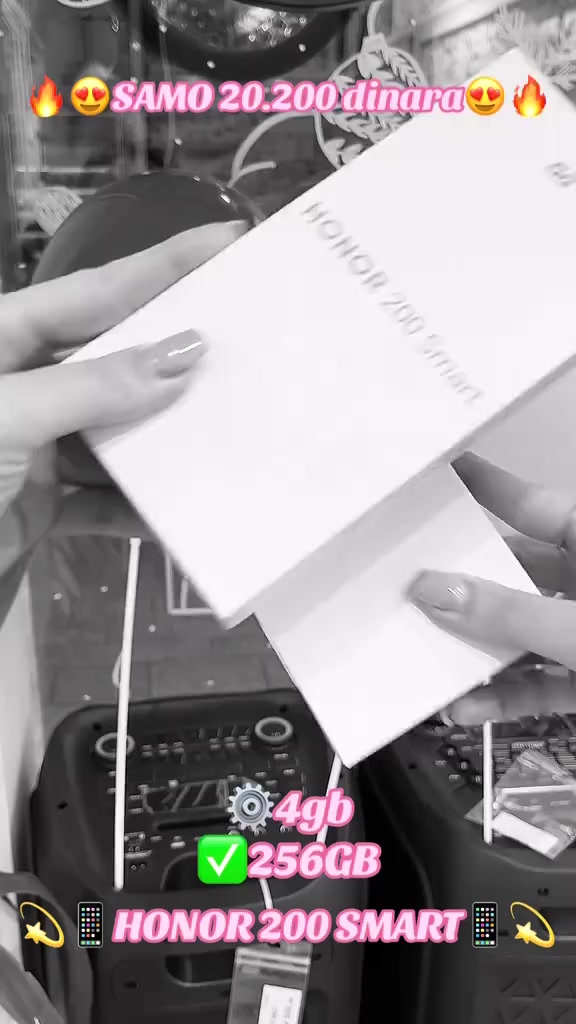HONOR 200 smart 5G
جديد غير مفعل 
رام 4 
ذاكره 256 
اللون اسود 
مكاني بغداد 
شهداء البياع 
ماعدي توصيل 
تجي تاخذه من البيت 
اي استفسار ع السعر 
اتصل او راسلني وات ساب 
***********

